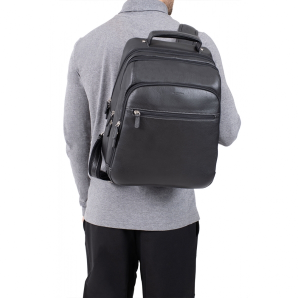 خرید کوله پشتی لپ تاپ هگزاگونا 13 اینچ مدل کانفورت رنگ مشکی رونکاتو ایران - HEXAGONA CONFORT Backpack 13